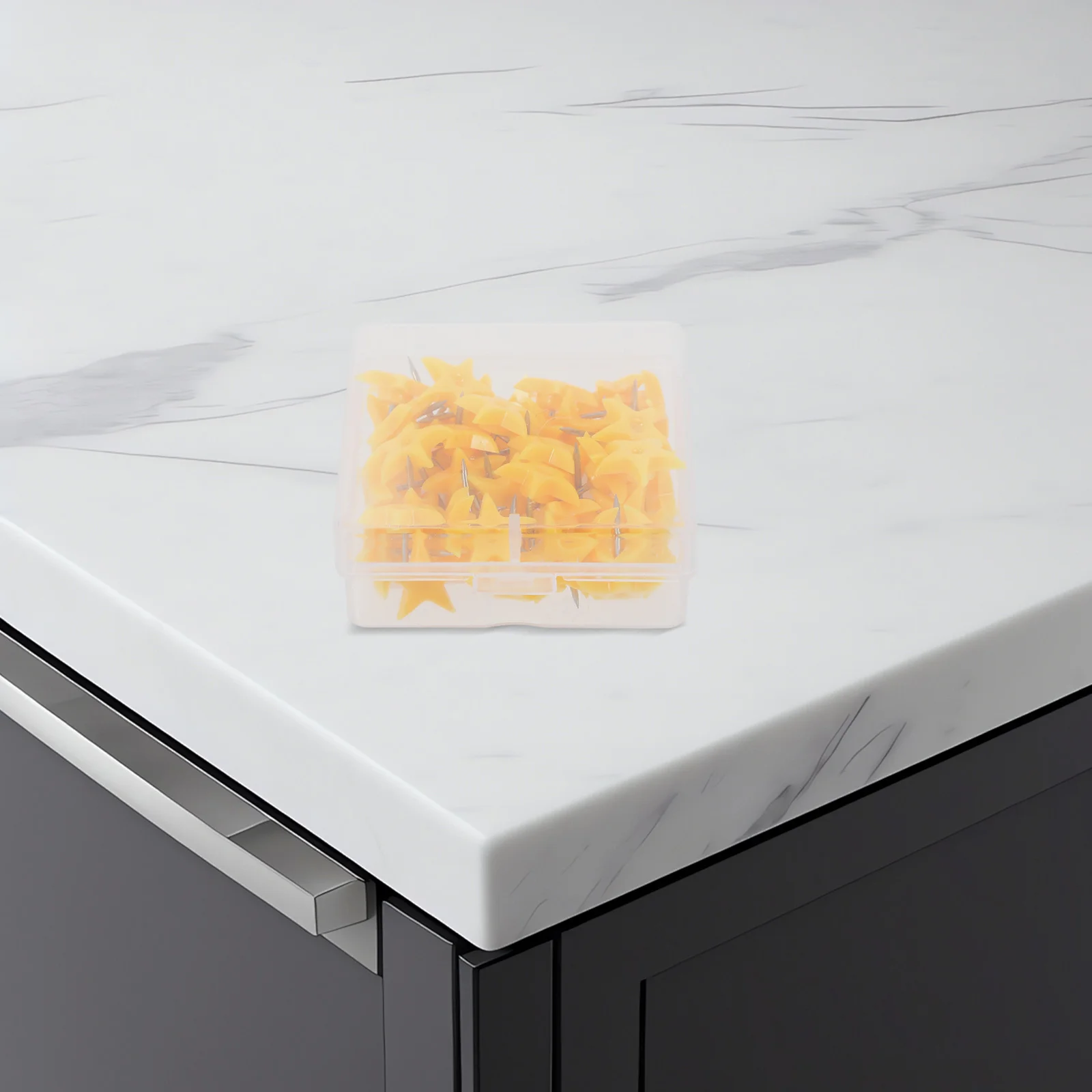 50 pz Star Push Per Lavagna di Sughero Schiuma Tessuto Tavole Multifunzionale di Plastica di Metallo Pollice Forte Parete Appeso Bollettino Puntine