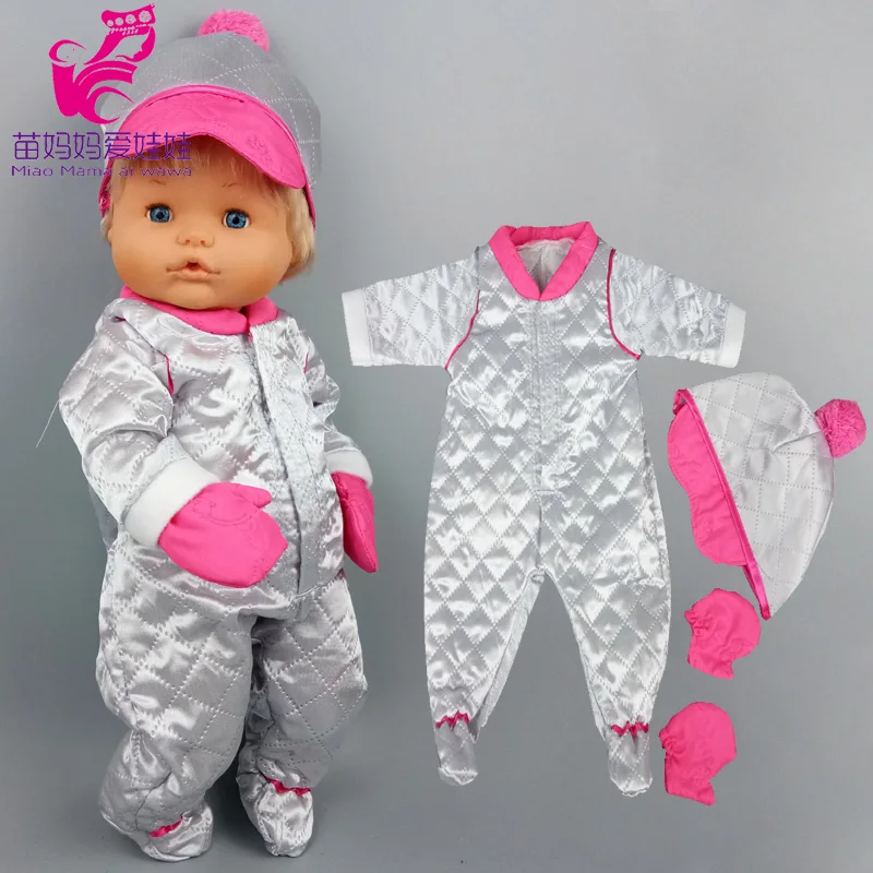 40cm Nenuco Doll clothes down coat  Fit  baby doll Ropa Y Su Hermanita 16 inch toys winter rompers