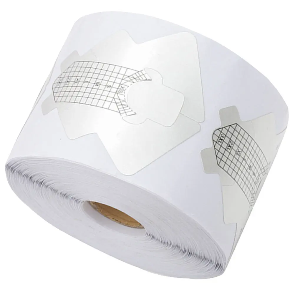 Fish-Shaped Aluminum Foil Nail Forms for Crystal & UV LED Gel Nail Extensions