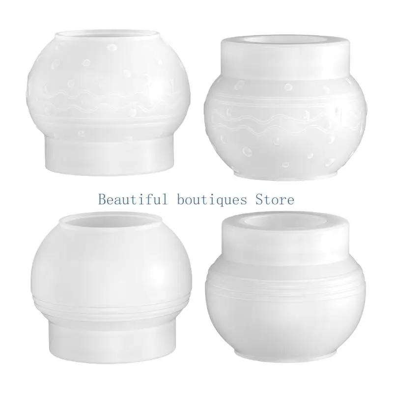 U4LF Versatile Silicone Mold Fish Tank Shape Planter Molds Suitable for Crafts Jewelry Boxes Candle Holders Home Garden Use