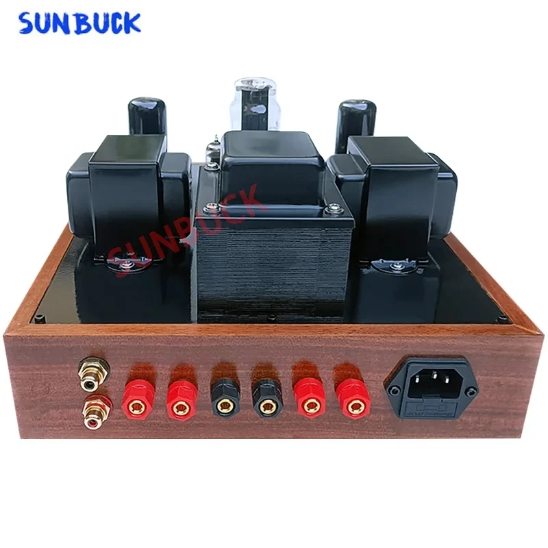 Sunbuck 6J1 Push 6P6P 6V6 Vacuum Tube Amplifier 2.0 Stereo 4W Vacuum Tube Amplifier DIY Kit