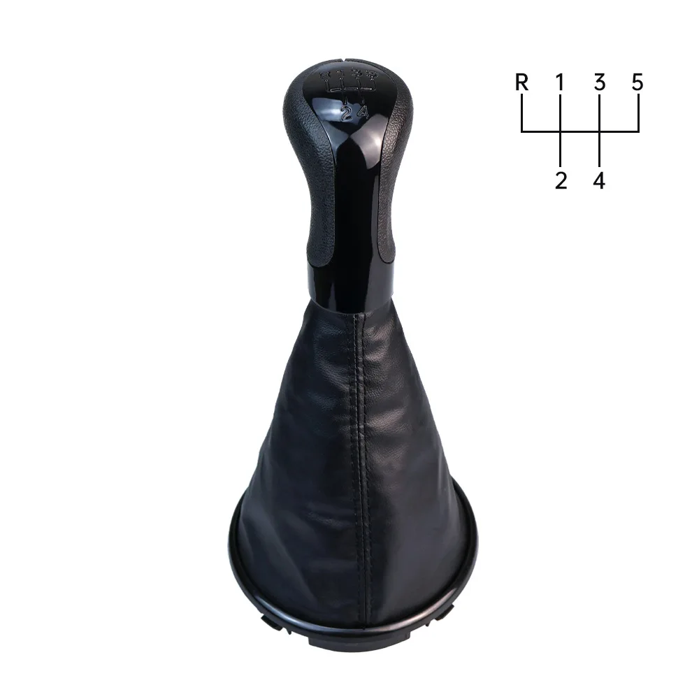 Gear Shift Knob Boot Dust Cover Made of Leather for For skoda For fabia 2 For fabia II 2006-2010 5-Speed Manual Compatibility