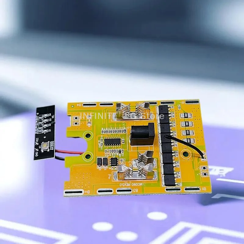 High Quality 21V 8MOS Protection Board, 1Pcs DIY Accessory For 18650 Angle Grinder Chainsaw Electric Wrench