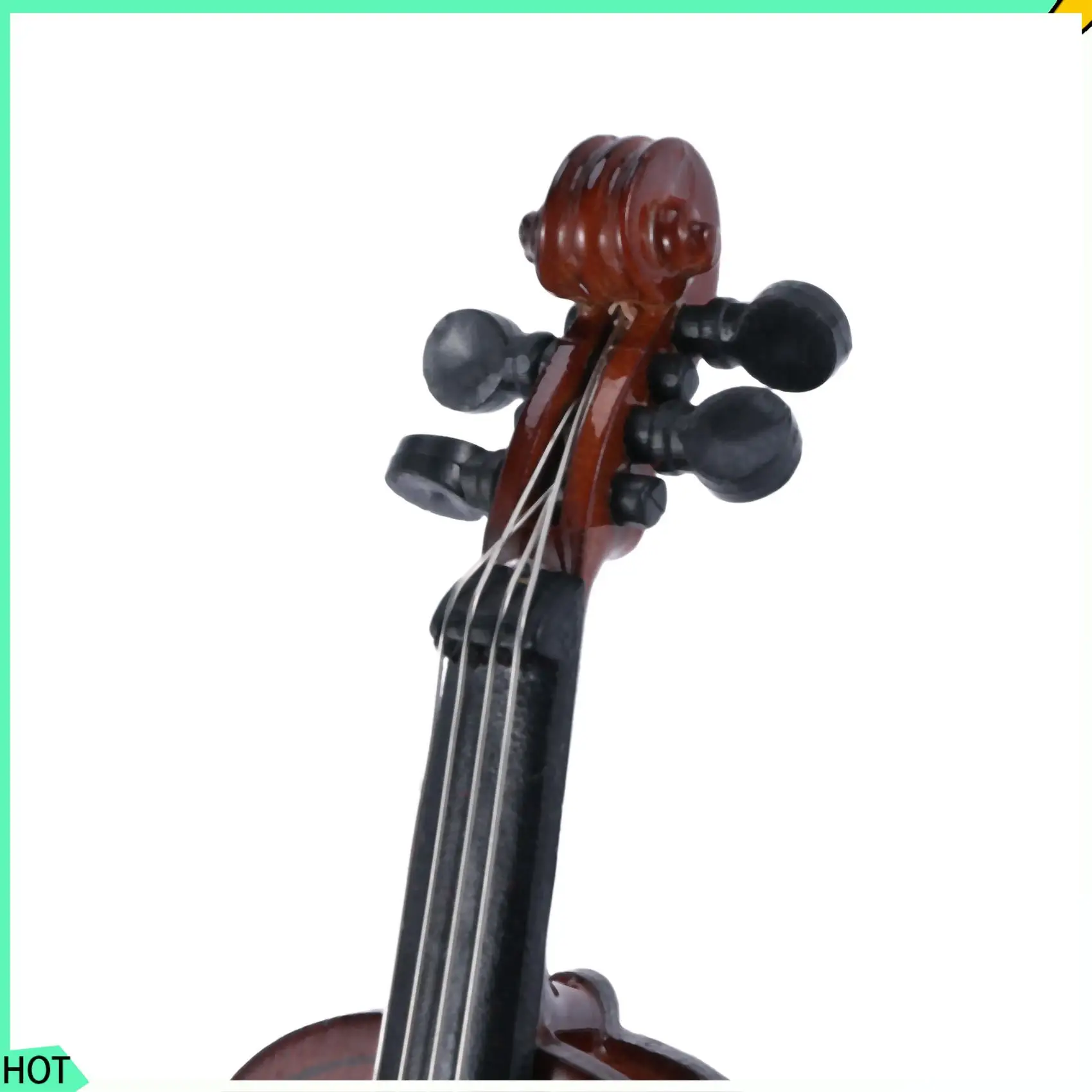 AWAH 2X Gifts Violin Music Instrument Miniature Replica With Case, 8X3cm