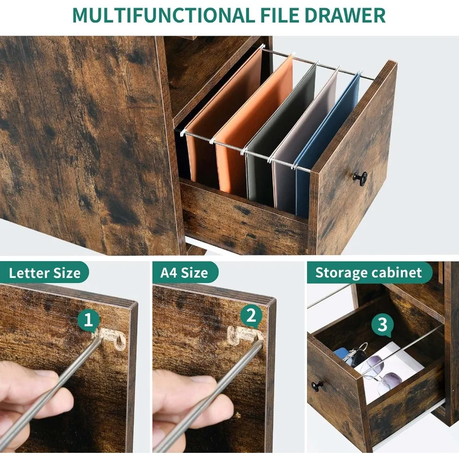 مكتب على شكل حرف L مع منافذ طاقة مدمجة وإضاءة LED محيطة لإعداد المكاتب المنزلية ومحطة عمل كمبيوتر زاوية 67 بوصة F