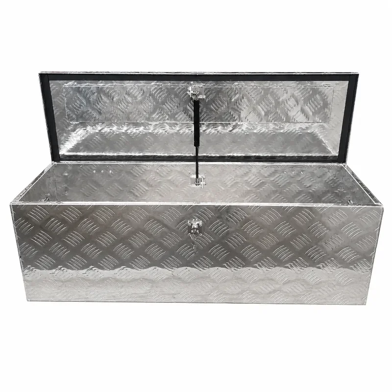 Custom Aluminum Alloy Storage Box Moisture Proof Toolbox with Lock for Car Customized Metal Case