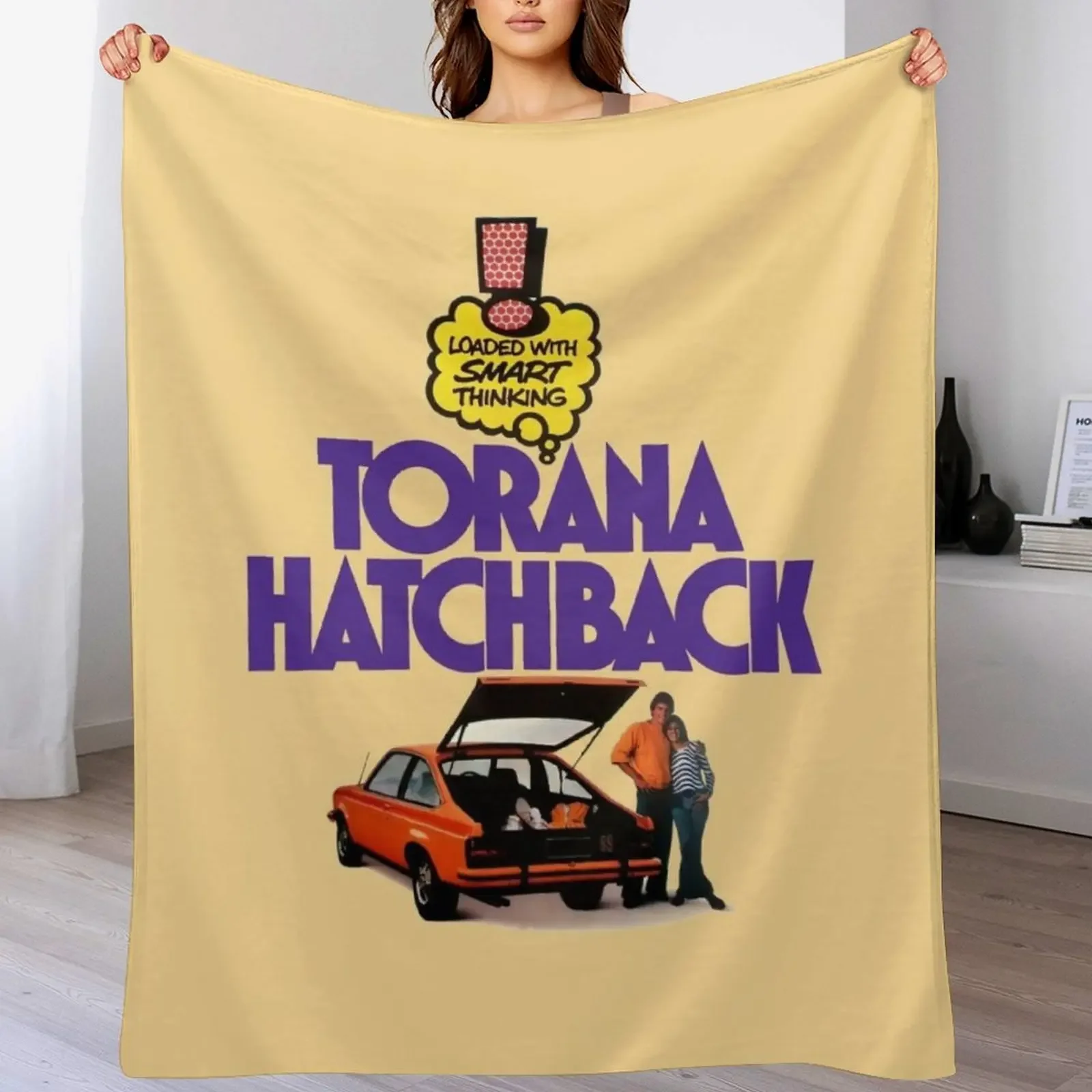 

HOLDEN TORANA HATCHBACK Throw Blanket Durable Warm Blanket for Daily Home Use