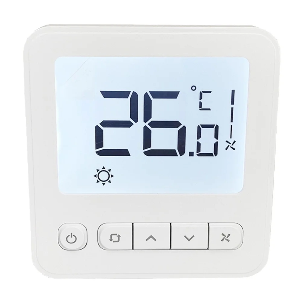 For Indoor Climate Control LCD Thermostat with Programmable Settings and Precise Humidity Sensor to Enhance Energy Efficiency
