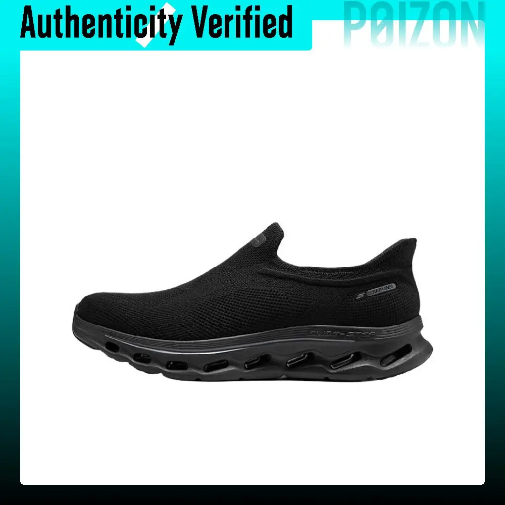 Skechers GO WALK GLIDE STEP 2.0 Walking Shoes Men's Low Top Black 217029-BBK