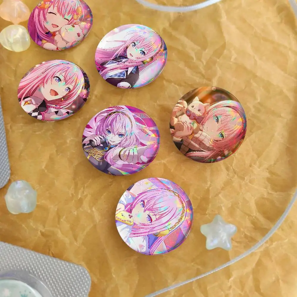 Virtual Singer L-Luka For Badge Custom Cartoon Lapel Pin Metal Brooch Badges For Backpack Clothing Decoration