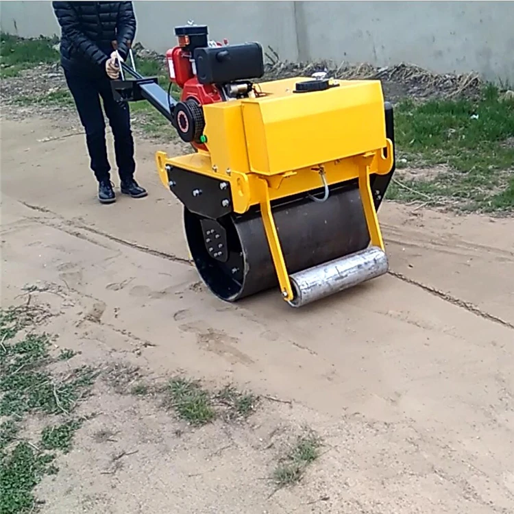 Mini Vibratory Roller with Engine, Power 7.5KW, 1 Year Warranty - Road Compactor