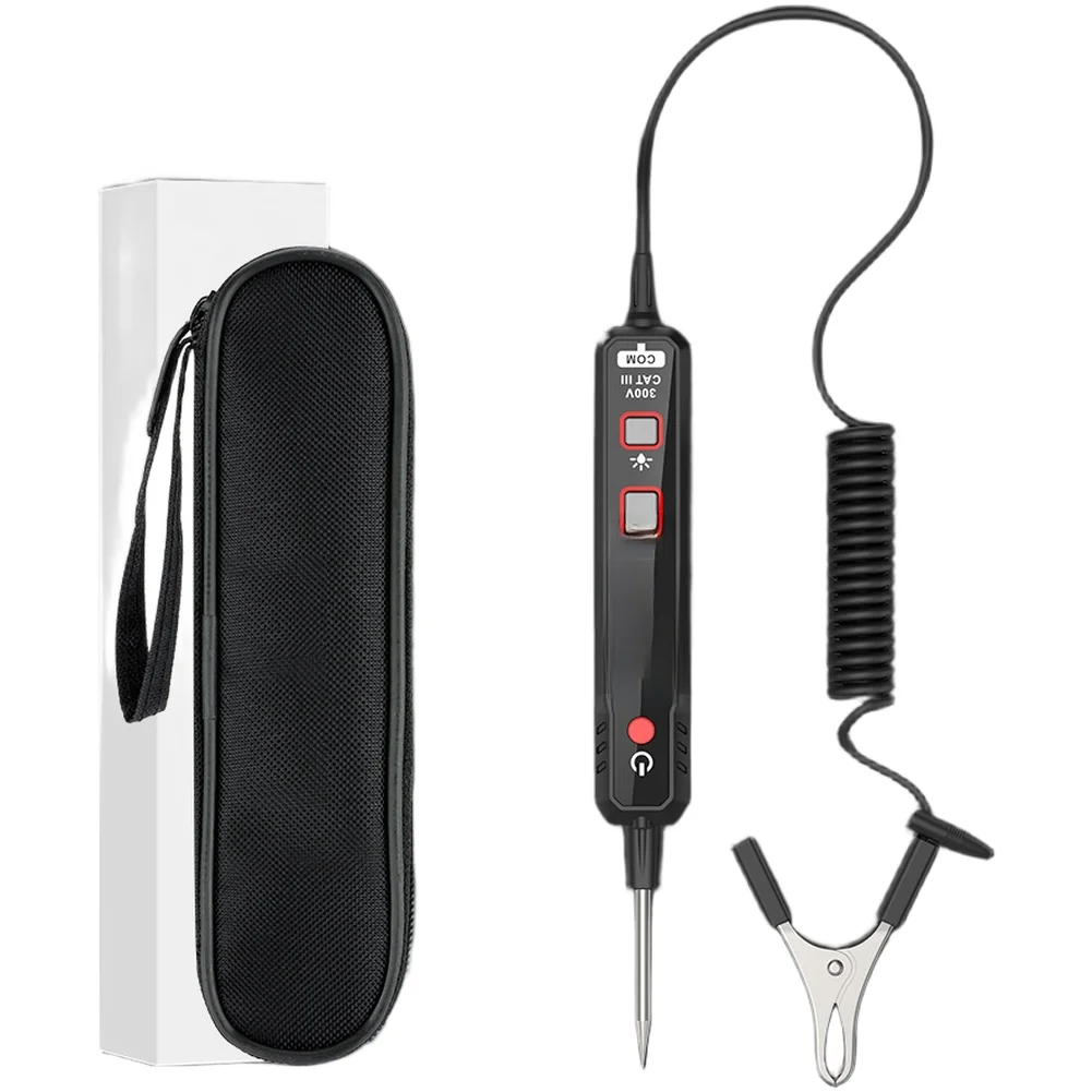 For HT86A Car Circuit Tester Pen Voltage Resistance Continuity Detector With LCD Backlight For-Automotive Fault Repair Tool