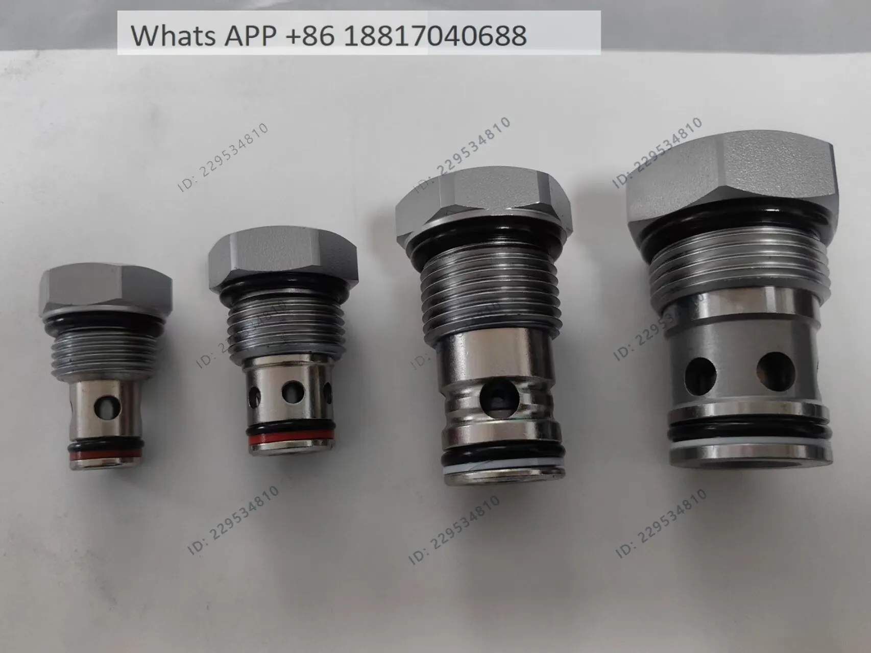 1PC  Threaded Cartridge Check Valve CV-08 CV-10 CV-12 CV-16 Series Check Valve