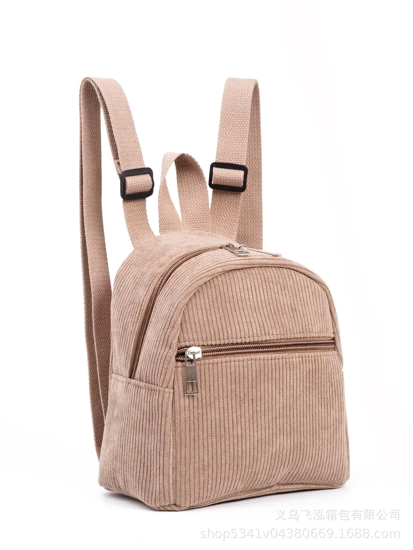Grenzüberschreitender Bestseller-Rucksack Mini-Netz-Farbiger Mehrfarbiger Rucksack Modischer Cord-Rucksack Einfacher Lässiger Rucksack für Damen und Herren – Detail 19