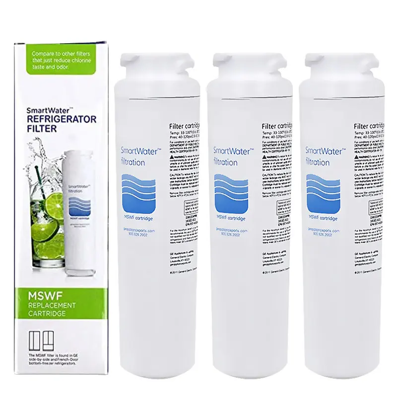 

Water Purifier General Electric Mswf Refrigerator Water Filter Cartridge Replacement For Ge Mswf Household Hot Sale! 3PCS/Lot