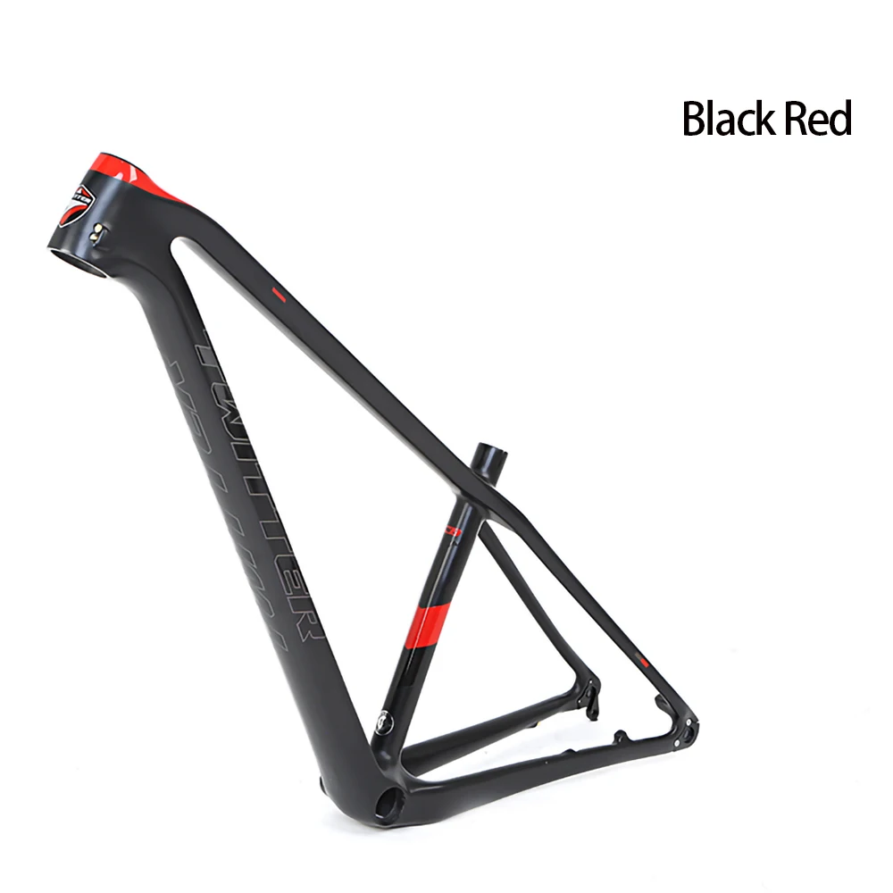 27.5/29ERTwitter Warrio Pro Carbon Fiber Mountain Rack Frame Barrel Shaft 148mm Boost Disc Brake Bike Frame Bicycle Parts