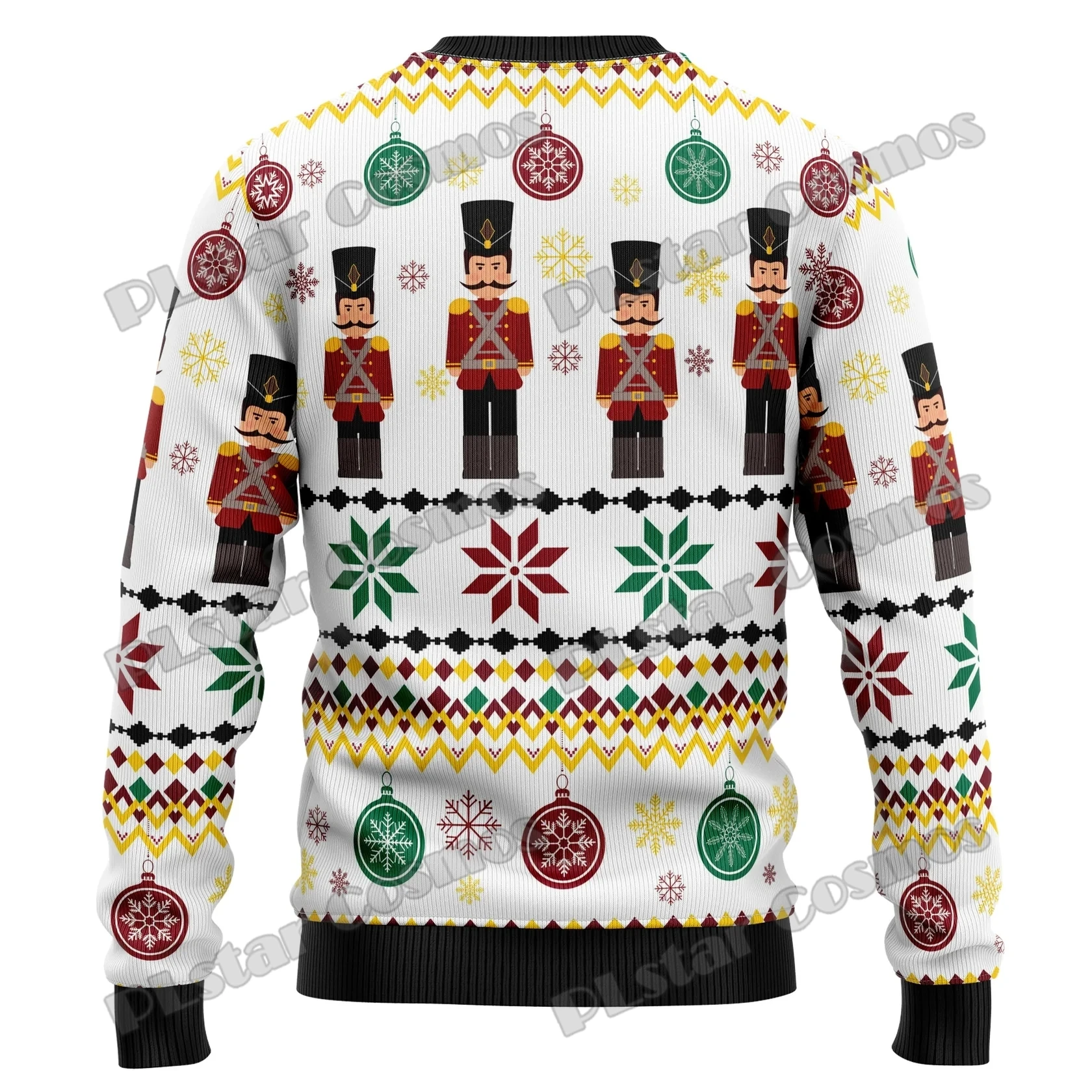 PLstar Cosmos Ninja Samurai Cat 3D Printed Fashion Men\'s Ugly Christmas Sweater Winter Unisex Casual Knitwear Pullover MYY17