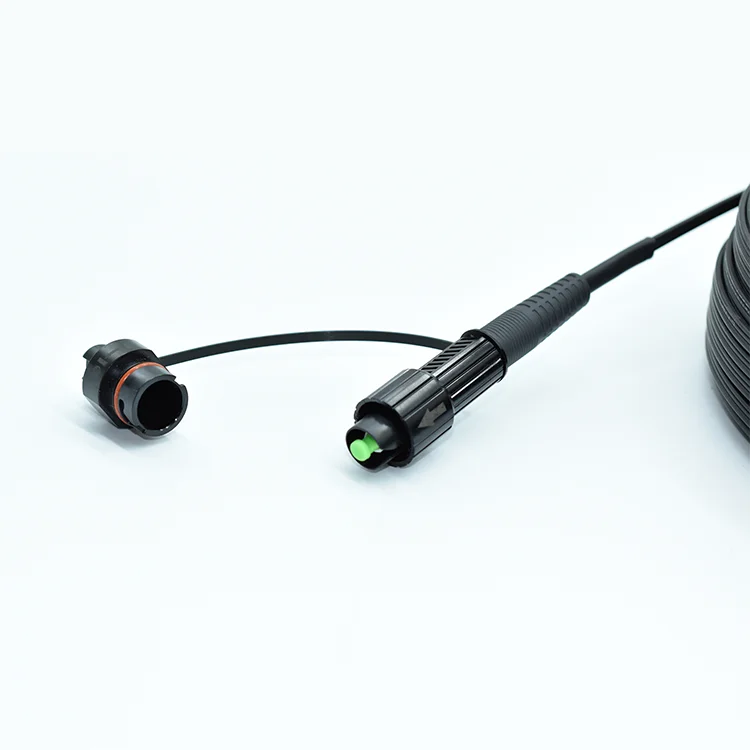 Pre-connectorized Optical Cable Patch Cord Mini SC/APC Connector Slim Outdoor Jumper Hardened Cable Waterproof Outdoor