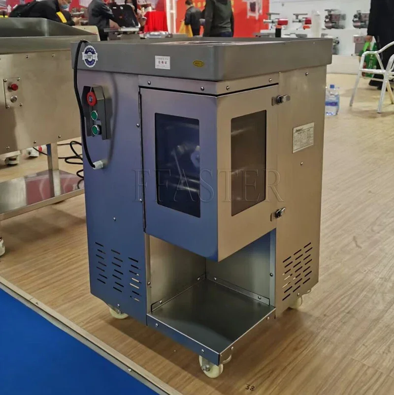 

BURUIMU Commercial Meat Slicer Stainless Steel Automatic Shred Dicing Machine Electric Multi-function Meat Cutting Machine