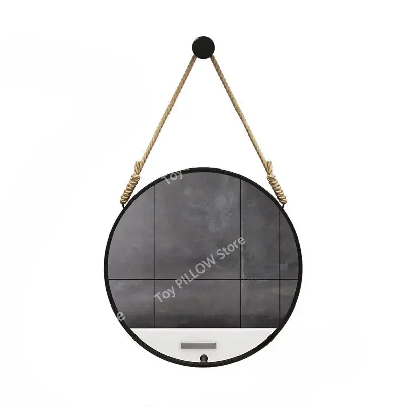 

Creative Living Room Bathroom Round Decorative Mirrors Restaurant Kitchen Vanity Bedroom Study Wall Hanging h