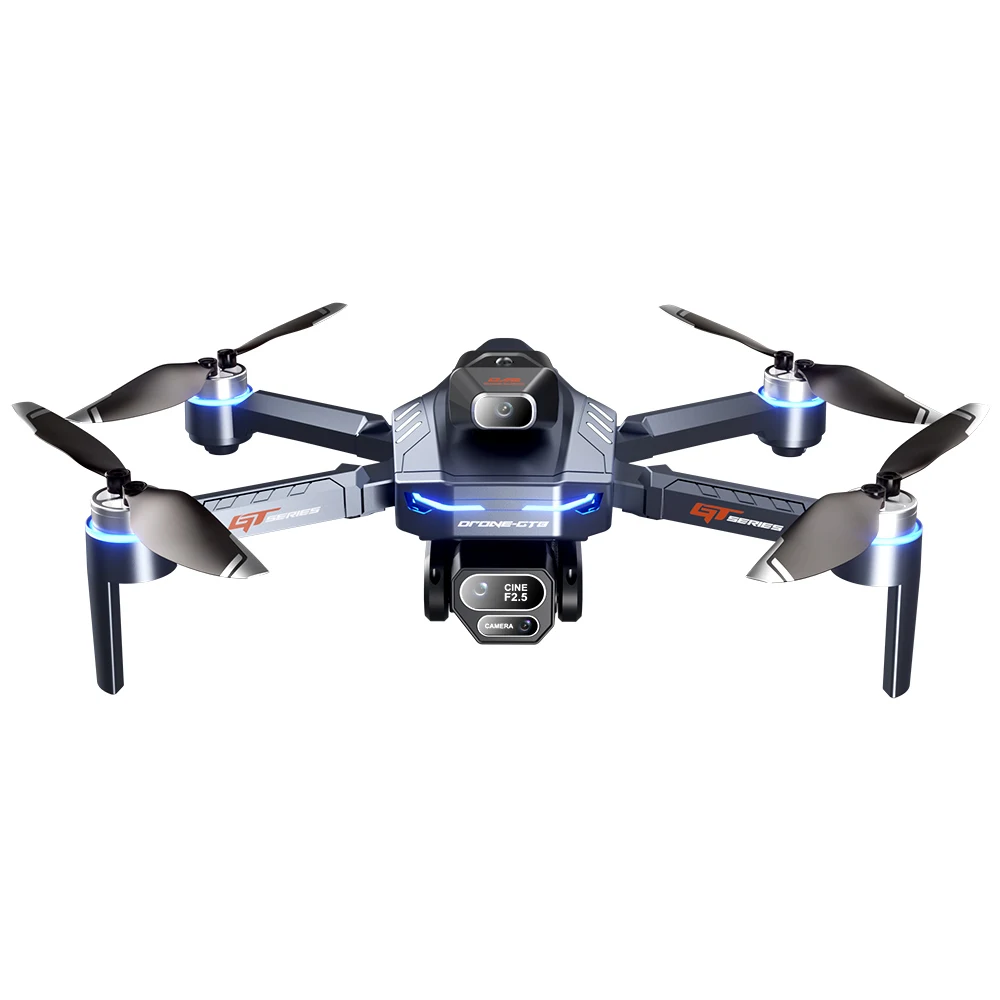 RC Drone 2.4G Optical Flow Front and Rear Three Camera Brushless Drone with Dual Lens WIFI Aerial Camera VS Mavic 3