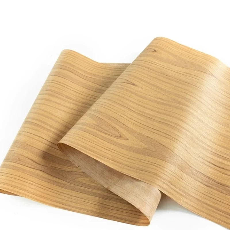 

Technology Teak Wood Veneer Ebony Sheets L:2.5Metersx58cm Rich Color for Speaker Cabinet Door furniture Decorative Panels Veneer