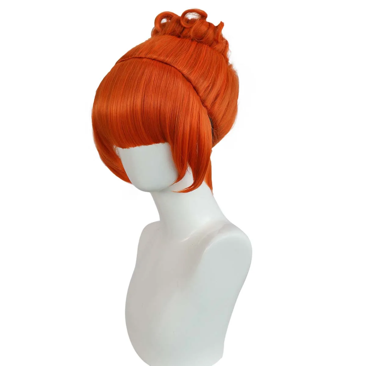 Halloween-Kostümparty Damen Orange Dutt Anime Lucy Wilde Cosplay Perücke