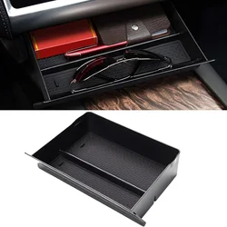 Center Console Cubby Drawer Storage Box Car Armrest Organizer Container For Tesla Model S X 2012-2021 LHD