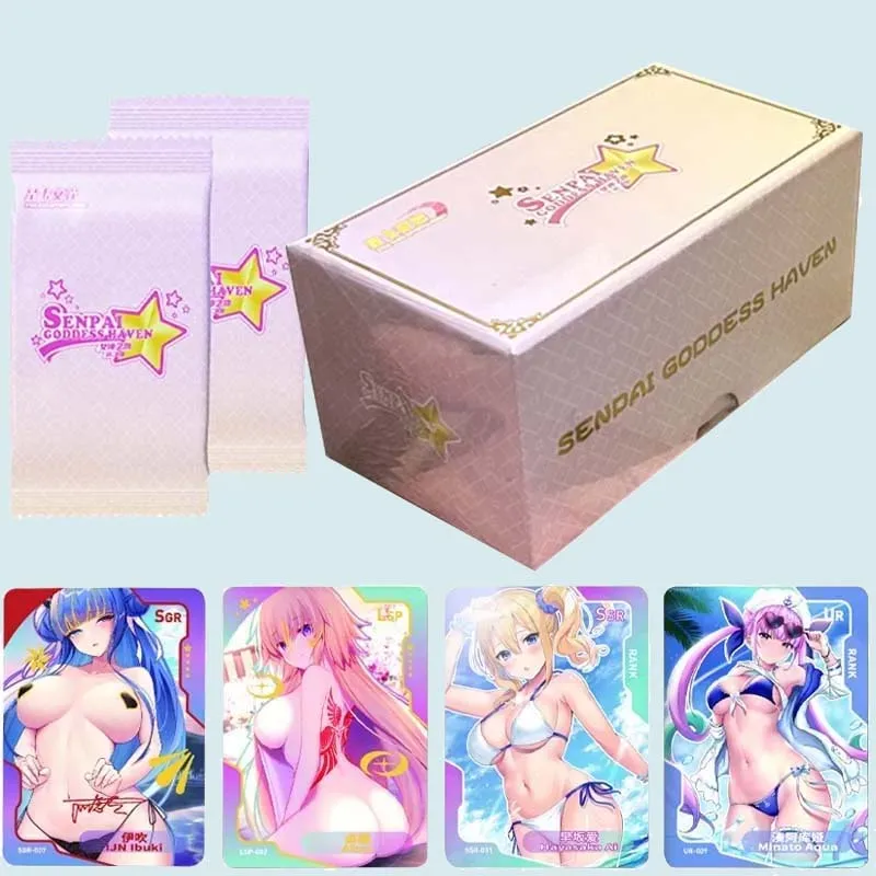

Senpai Goddess Haven 2 Goddess Story Collection Cards Girl Party Swimsuit Bikini Feast Booster Box Doujin Toys And dess Story Fe