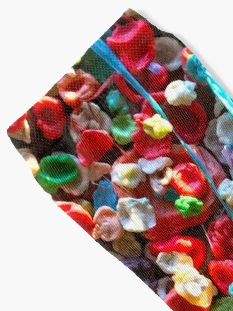 ABC Gum to Brighten your Life from the Gum Wall in Seattle, Washington Socks short hockey Hiking boots Socks Girl Men's