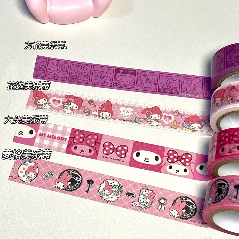 Cute Cartoon Rabbit Decoration Adhesive Masking Washi Tape Kids Gift Scrapbooking Journal Collage Material Sticker Stationery