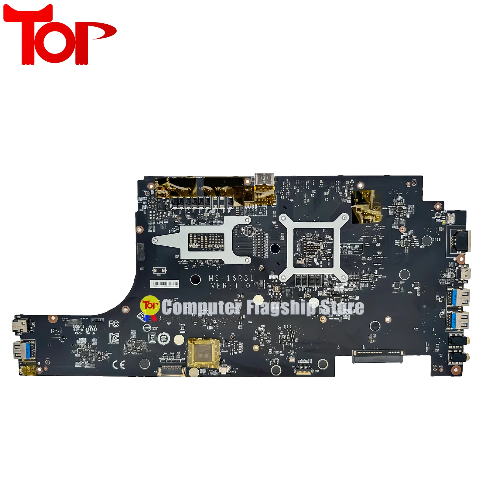 Imagem -03 - Placa-mãe do Portátil para Ms16r31 Ms-16r3 Gf63 I78750h I7-9750h Gtx1050ti Gtx1650 Mainboard 100 Testado Transporte Rápido