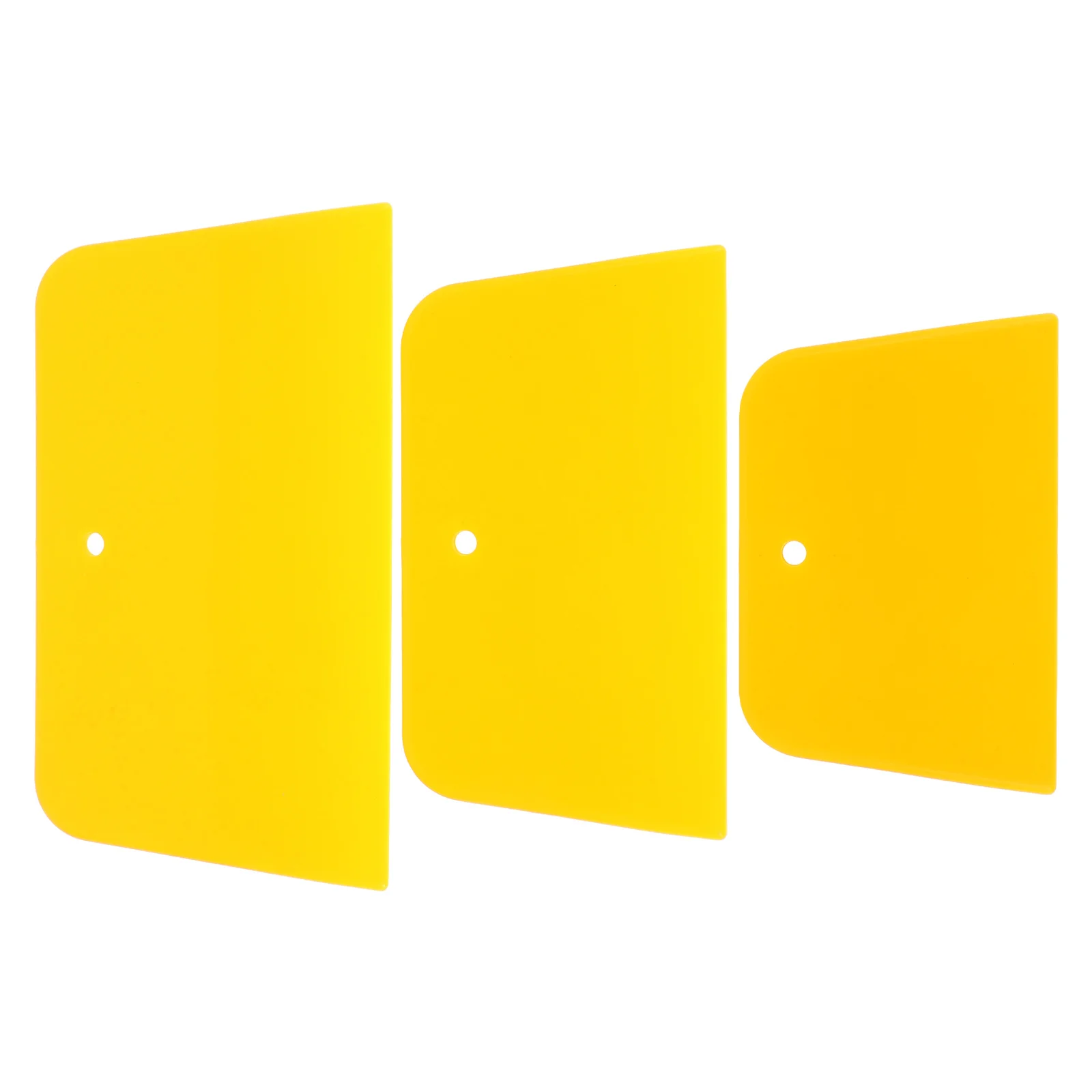 3Pcs Versatile Auto Body Spreader Soft Texture Prevent Scratches for Applying Fillers and Paint Body Filler Spreader