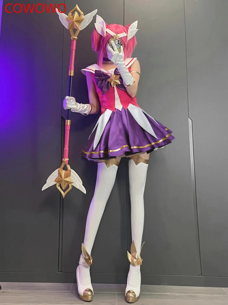 COWOWO Lol Lux Star Guardian Cosplay Costume Cos Game Anime Party Uniform Hallowen Play Role Clothes Clothing