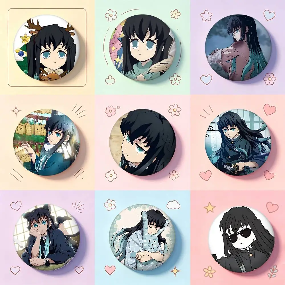Cute T-Tokitos Muichiros-S Cartoon Star Badges, Brooches, Pins, Tin Props, Christmas Gifts, Birthday Gifts