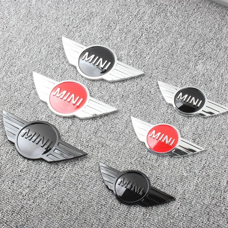 

ABS Car Rear Trunk Emblem Sticker Badge Decoration for Mini Cooper R55 R56 Auto Refit Logo Replacement Exterior Accessories