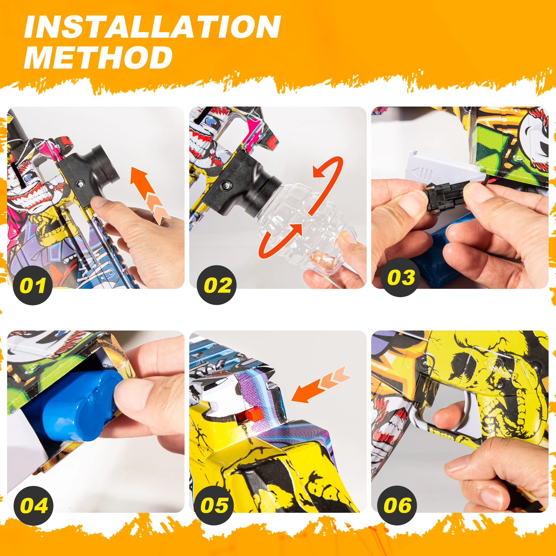 2025年新型G36電動ブラスターおもちゃ銃 - 高精度射撃 - パーティーゲーム - ハロウィン、感謝祭、クリスマスギフト（弾丸なし）