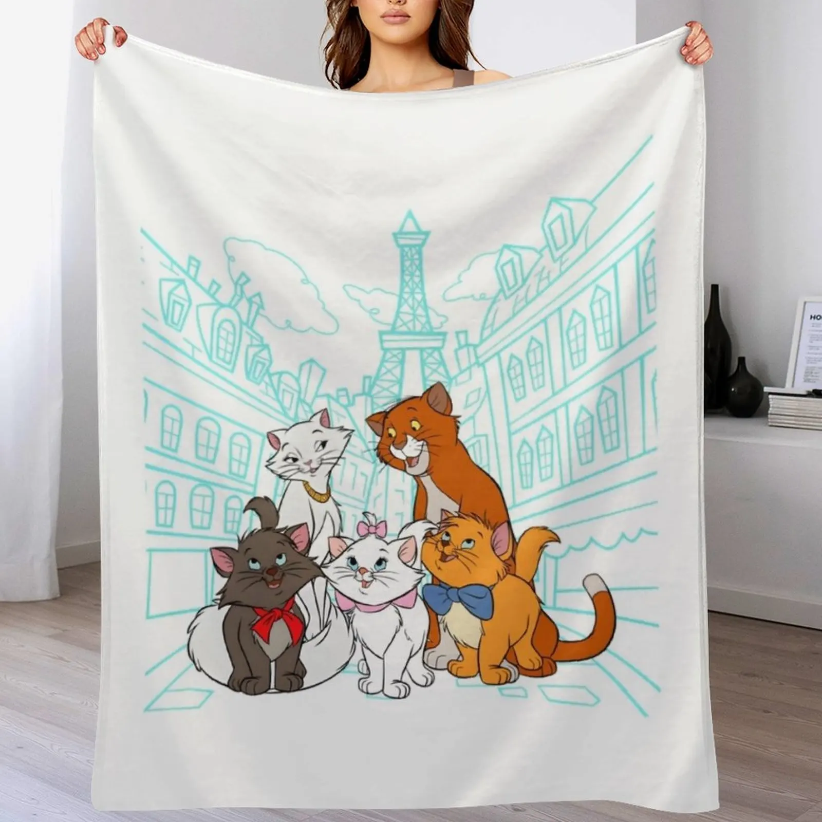 The Aristocats classic cartoon Classic Throw Blanket wednesday Camping Weighted Blankets