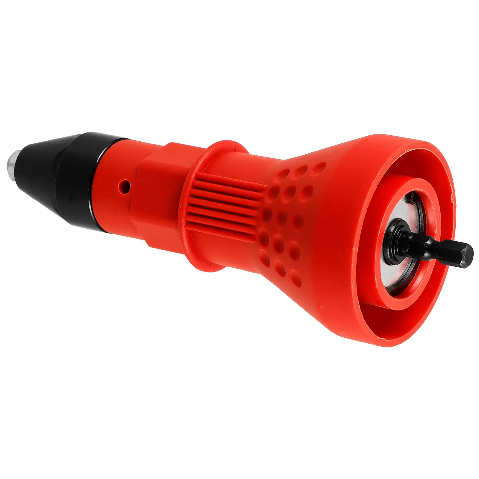 Electric Rivet Tool Adapter Plastic Conversion Riveter Tool Attachment Power Riveter Conversion Connector Compatible with Drill