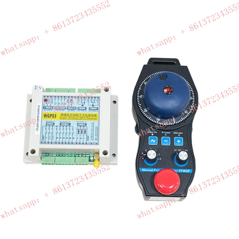 

2024 New stwgp01/02/03 6 axis wireless mpg CNC handwheel pendant emergency stop 100ppr for fanac Siemens Mitsubishi