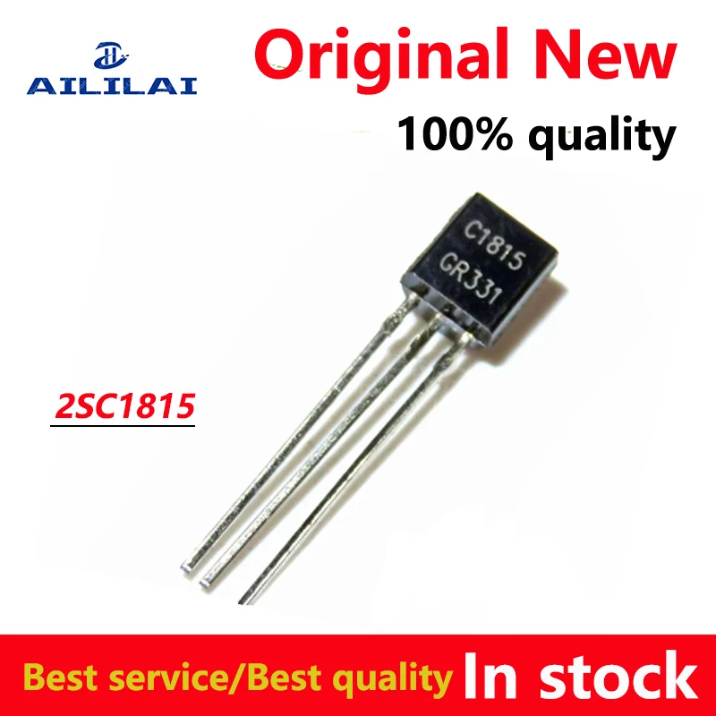 100PCS /lot New original C1815 2SC1815 TO-92 2SC1815GR  general purpose transistor