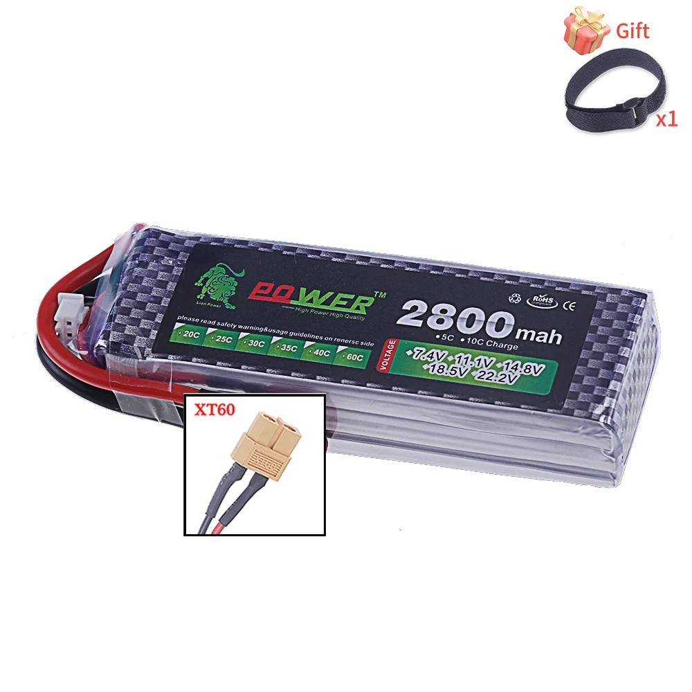 3S 11.1V Lipo Batterij Deans T / XT60 1500mAh 1800mAh 2200mAh 2800mAh 4200mAh 5200mAh 7200mAh Voor RC Auto Vrachtwagen Buggy Racing Boot