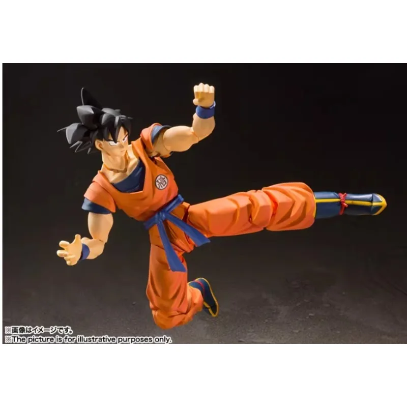 In Stock Bandai Dragon Ball Z SHF Son Goku 2.0 S.H. Figuarts A Saiyan Raised On Earth Action Figure Collectible Toy Gift view 5