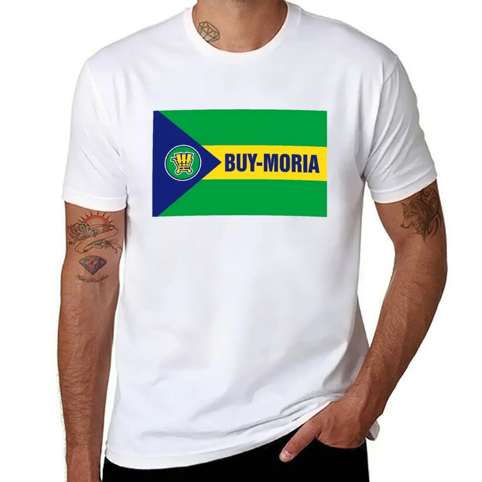 

BUY-MORIA [Roufxis - RB] T-Shirt t shirts designer t shirt men 100% cotton luxury brand T-Shirt