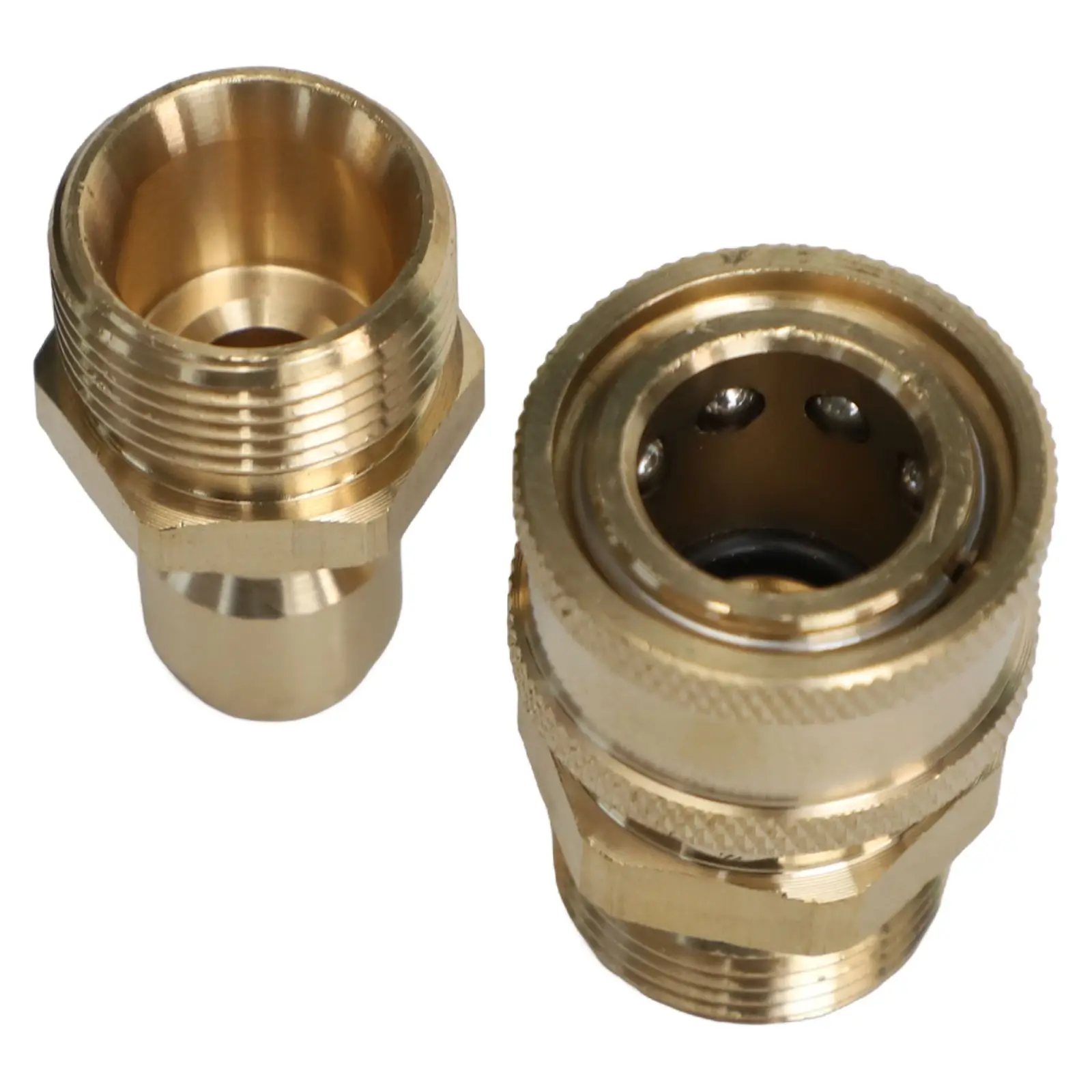 

Quick Connector Pressure Washer 3/8in Male To M22 Male Adapter Car Washing Machine Fitting M22 Quick-connect Joint