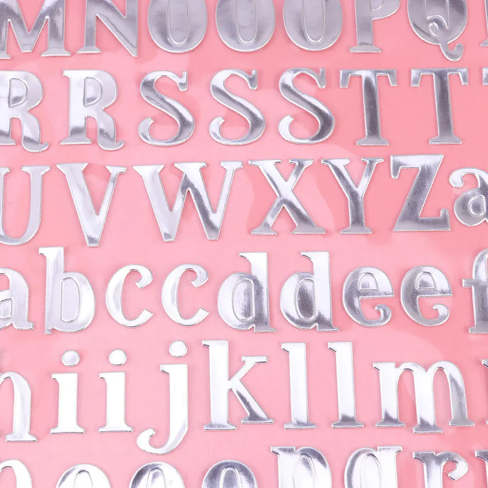 

14Pcs Eco-Friendly Alphabet Stickers Colorful Letter Stickers Easy Peel for DIY Cards Crafting Home Decor Colorful Sticker