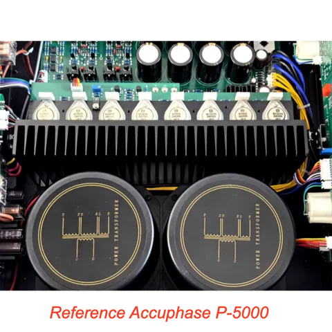 Reference Accuphase P-5000 400W * 2 High Power HIFI Pure Rear Stage Audio Amplifier Balance/RCA Input Anson USD Sealed Tube