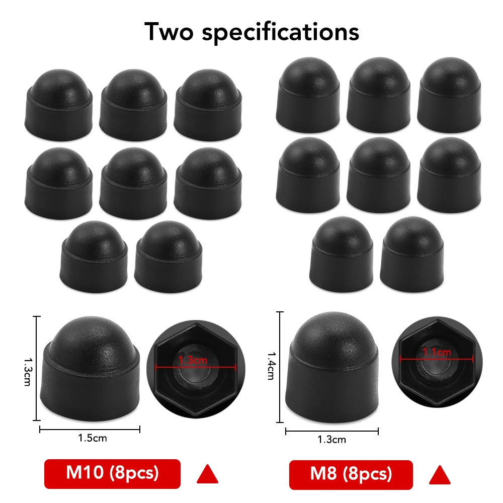 16PCS Car Interior Accessories Auto Screw protection cap for nissan x trail t32 juke qashqai j11 almera for subaru forester xv