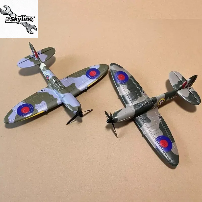 761-12 Spitfire Fighter 400mm Wingspan 2.4G Remote Control Aircraft With XPILOT Stabilization System RTF Set
