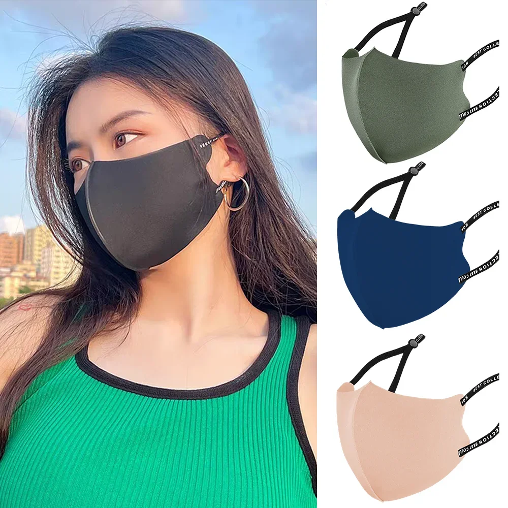 

Reusable Mouth Mask Anti-Dust Face Mask Cycling Summer Adjustable Washable Breathable Face Mask Kpop Bicycle Sun Protection
